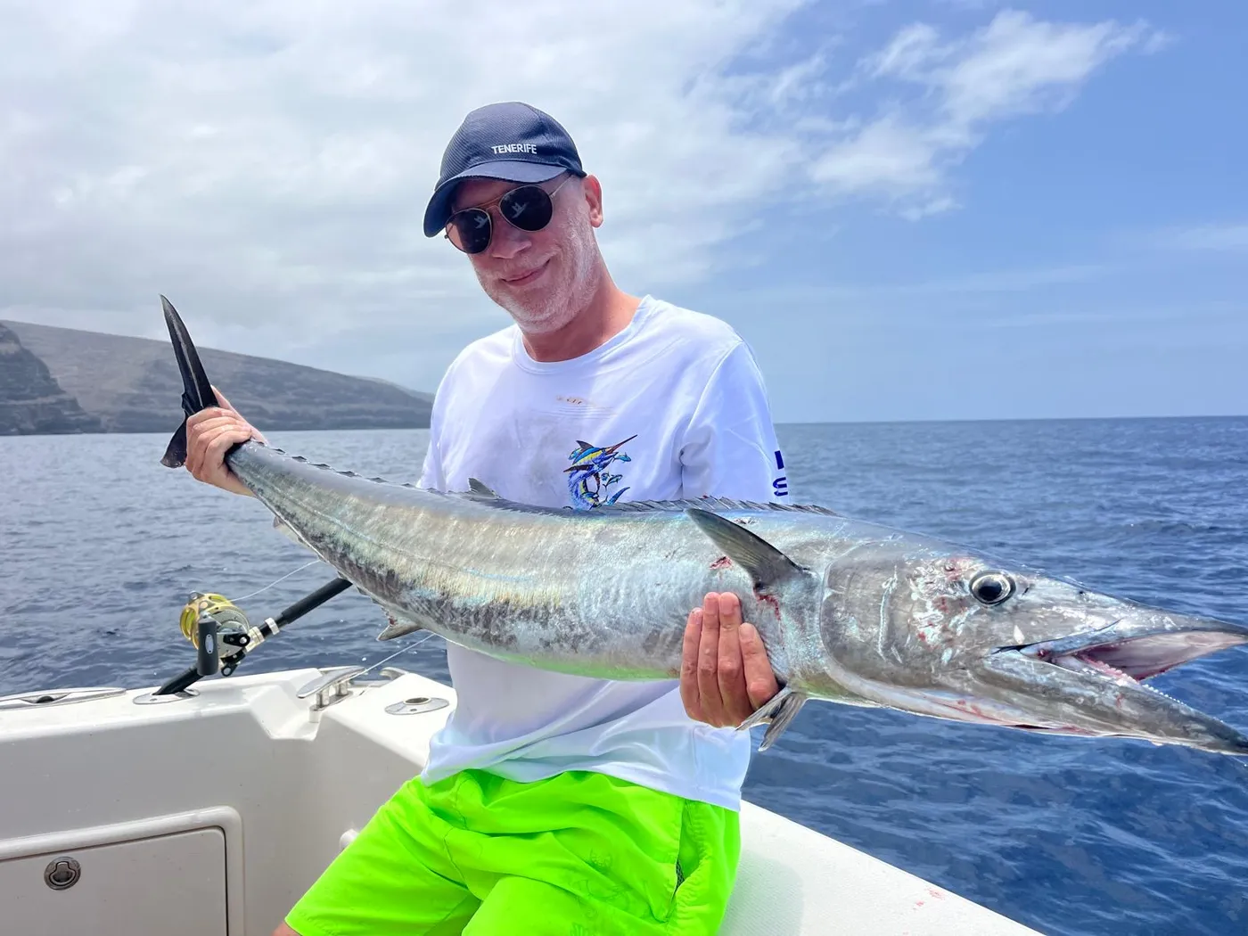 Wahoo caught aboard the Tanoa Angler with a wahoo caught aboard the Tanoa yacht off Tenerife